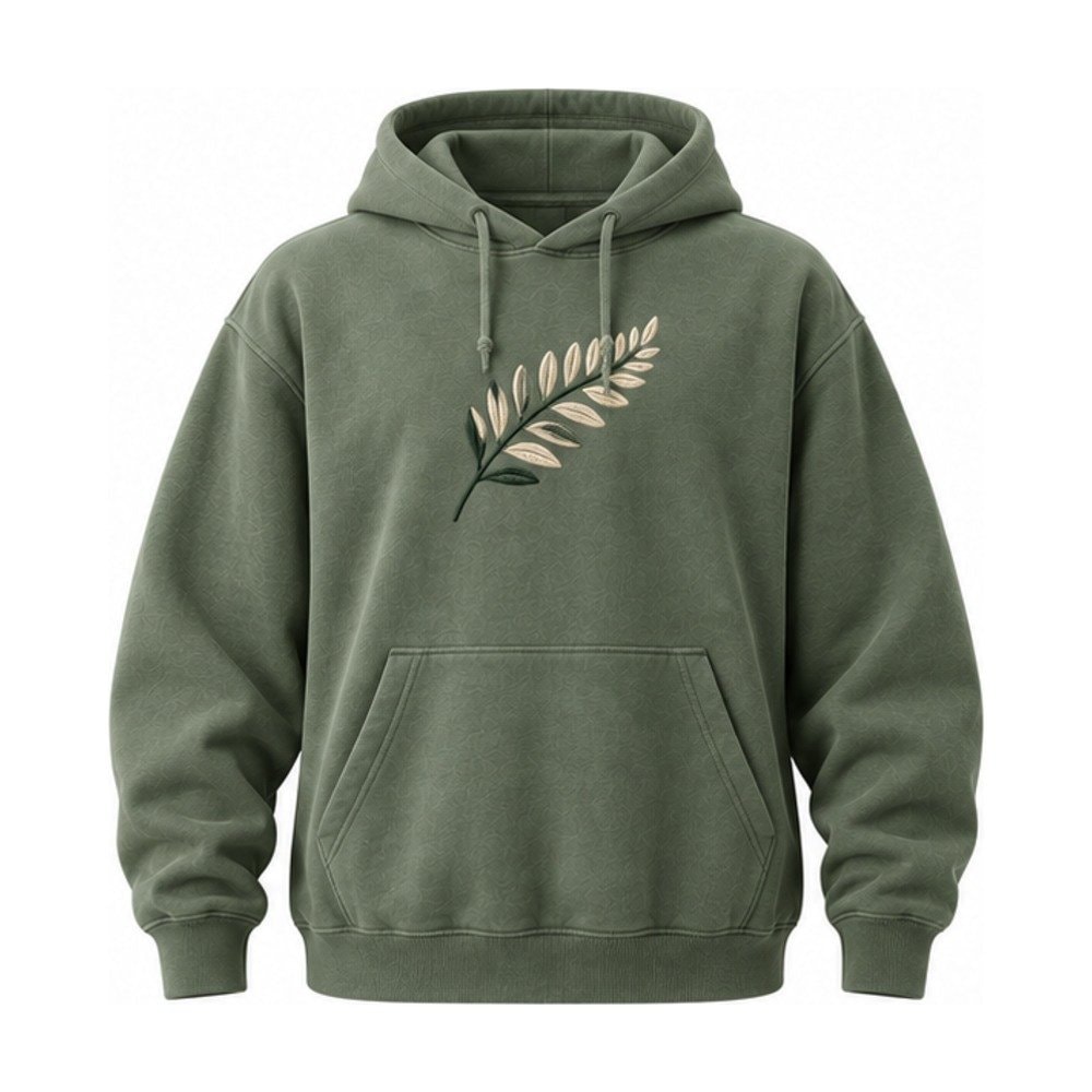 Fern Trail Embroidered Hoodie