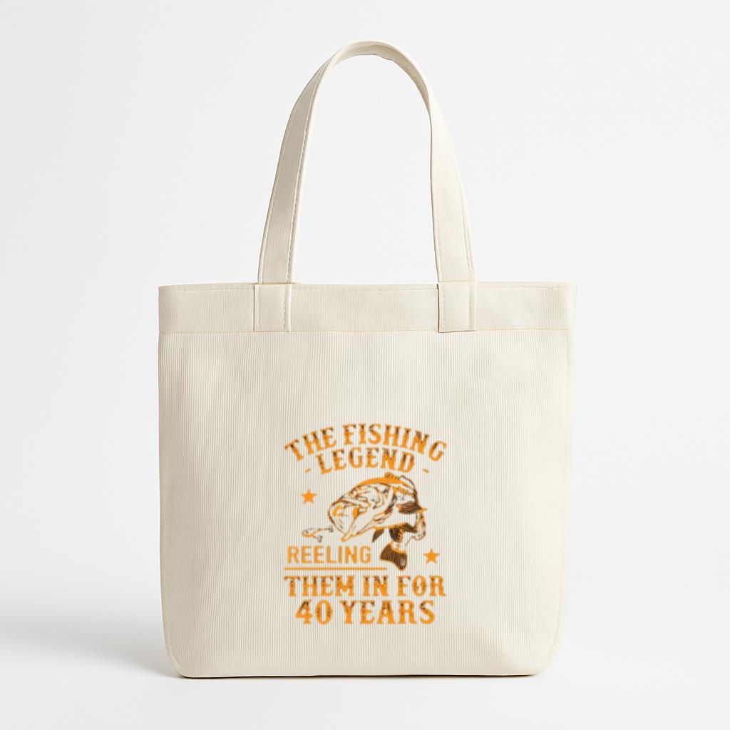 fishing legend th birthday gifts Canvas Tote Bag