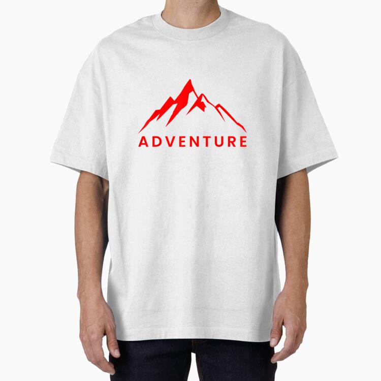 Mountain Adventure Hiking Camping Oversized T-Shirt