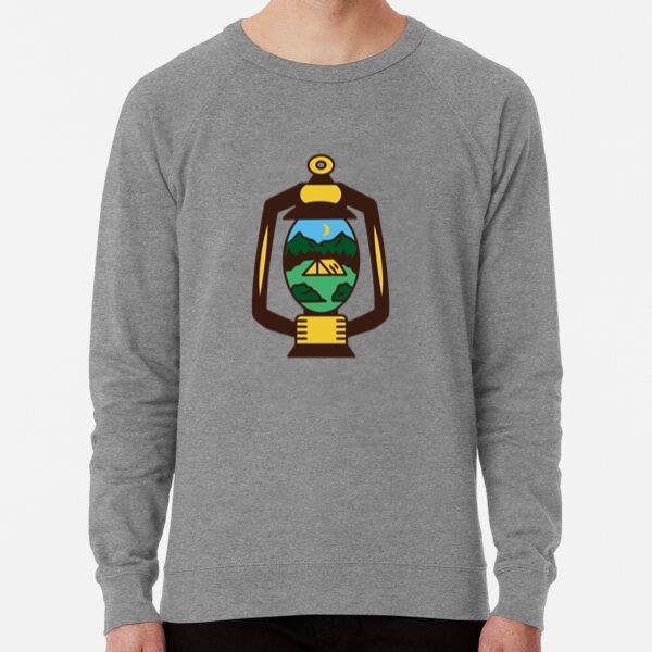 Mountain Camping Scene Design Sweatshirt