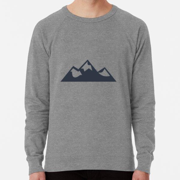 Mountain Climbing Hiking Illustration Badge Sweatshirt