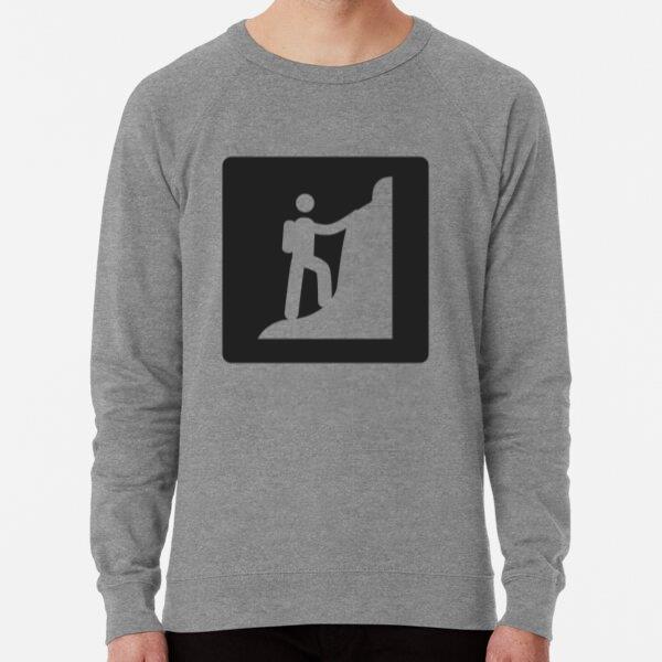 Mountain Climbing Square Icon Sweatshirt